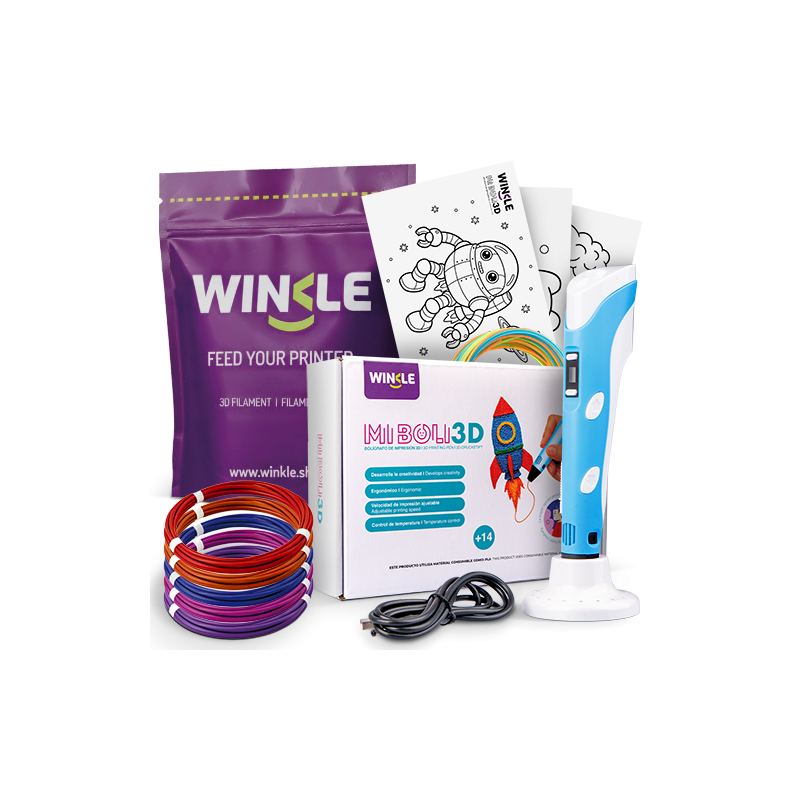 3D Pen Pack + 300 g PLA + Templates