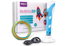 Pack 3D Pen + 300 g PLA + stencils