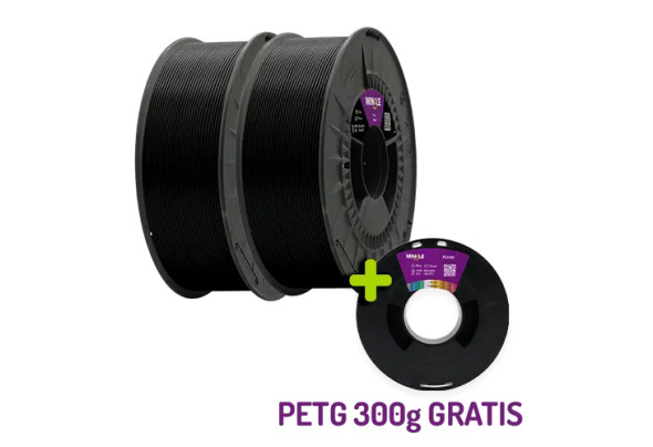 Pack Filamento Polipropileno PP Winkle. Bobina PETG Regalo