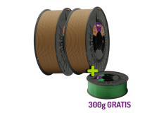 Winkle Wood PLA Filament Pack. Free extra spool