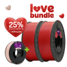 PLA HD coral glitter + bobina gratis | Oferta San Valentín