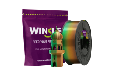 Filamento PLA Aurora Boreal. Brillo intenso