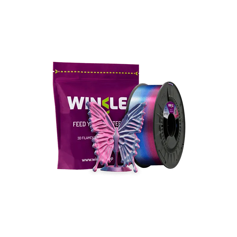 Filamento PLA Aurora Boreal. Brillo intenso