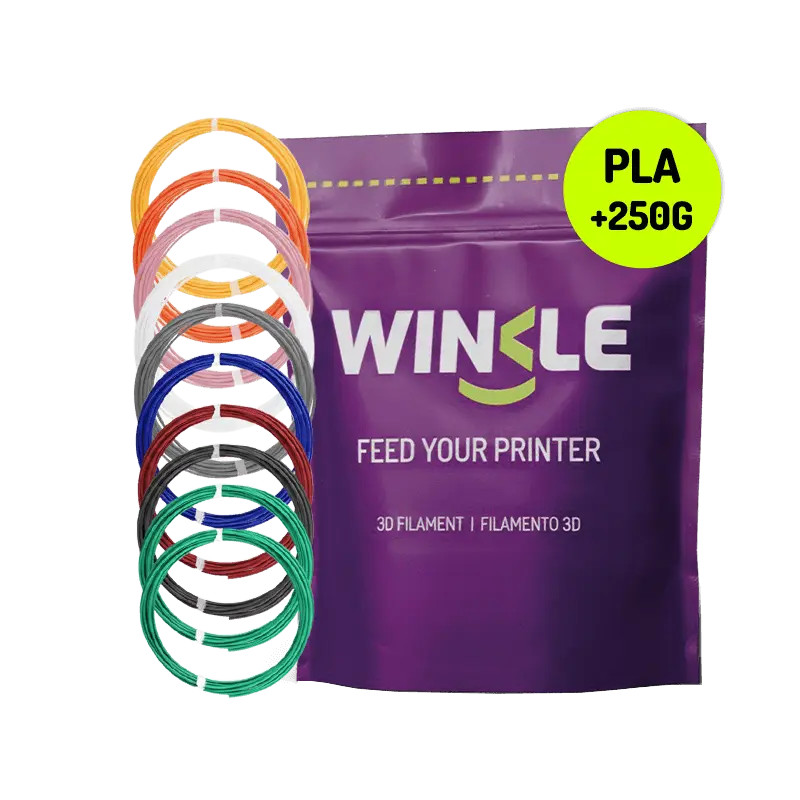 Pack de muestras PLA colores variados 250 g