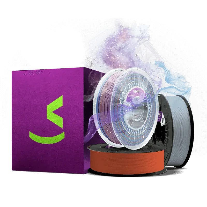 Pack Mystery PLA HD 10 kg - Unique surprise colors - Winkle