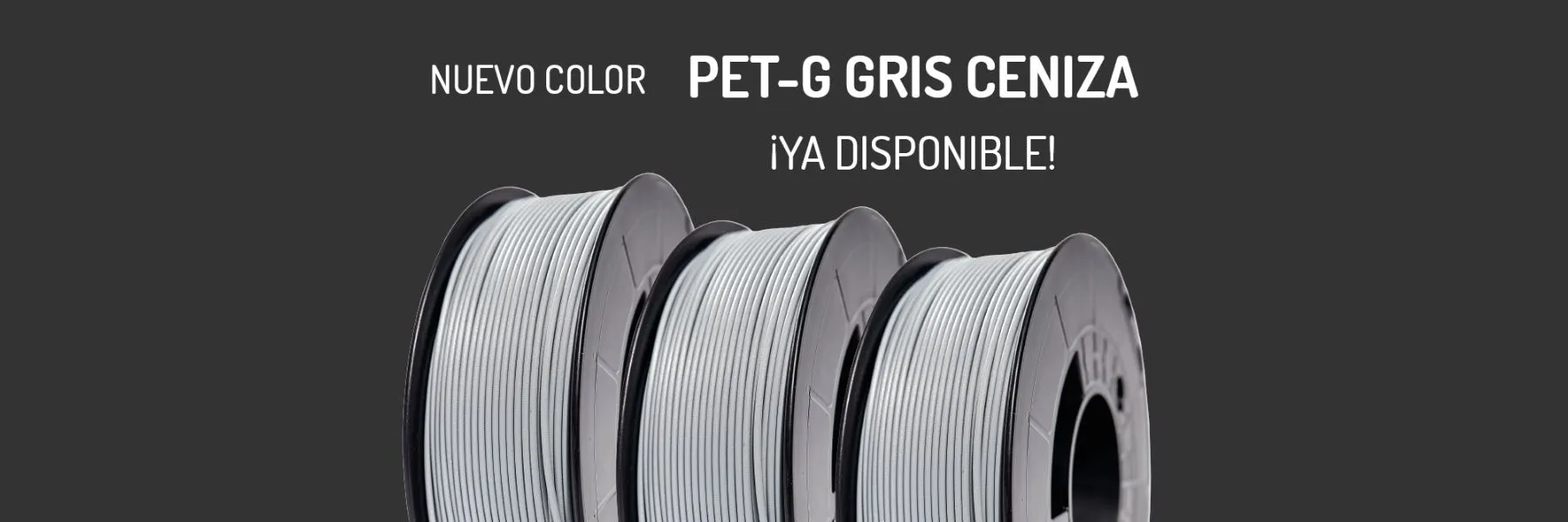 New PETG filament Ash Gray