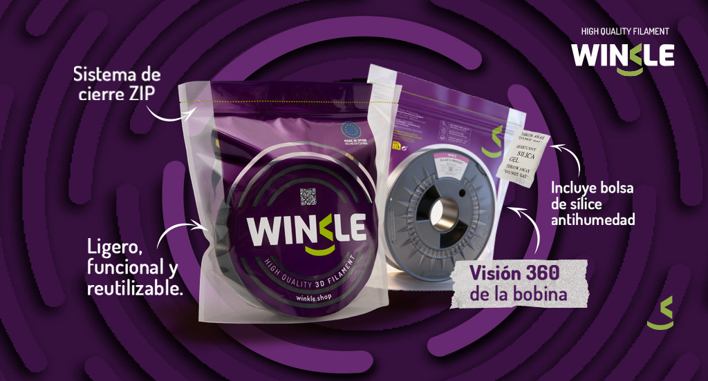 Novedades en el nuevo packaging de Winkle.