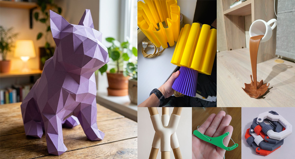 Figuras, accesorios y gadgets en 3D que se pueden hacer con una impresora 3D.