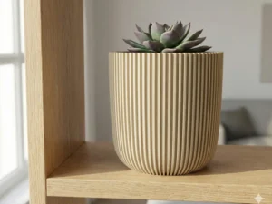 Macetero realizado en PLA mate