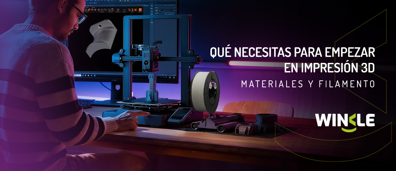 Qué filamento necesitas para empezar a imprimir en 3D