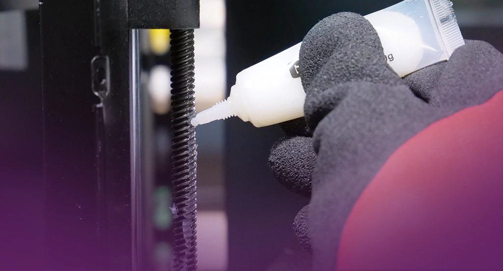Lubricación y mantenimiento de impresora 3D