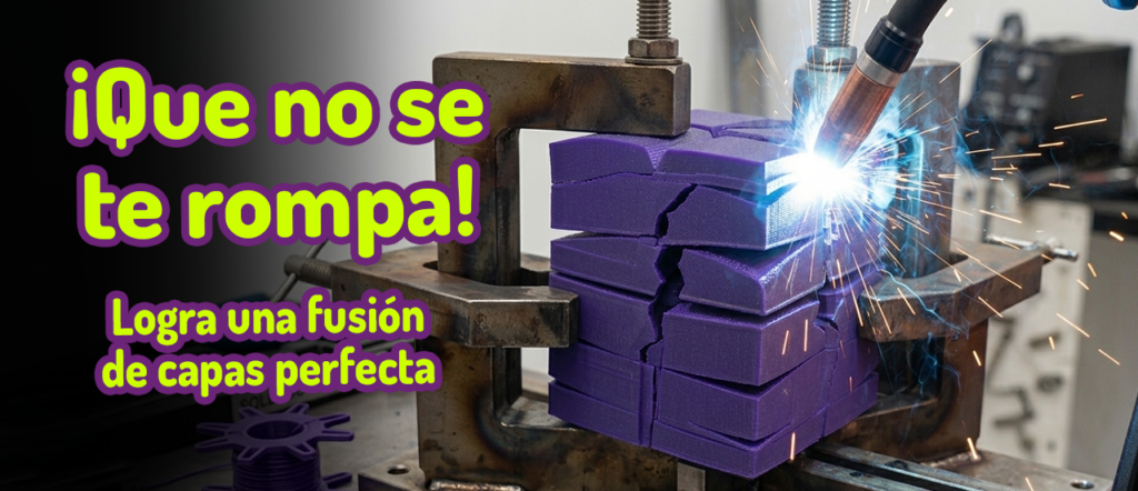 Delaminación entre capas de impresión 3D