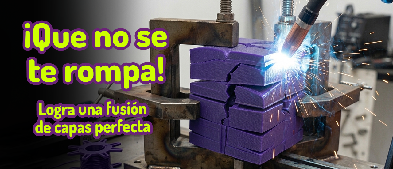 Delaminación entre capas en impresión 3D