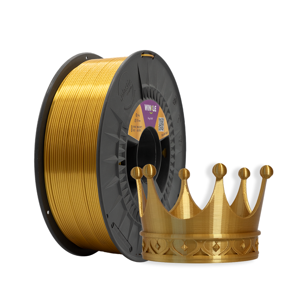 PLA SILK WINKLE 1.75 MM KINGS GOLD 1KG