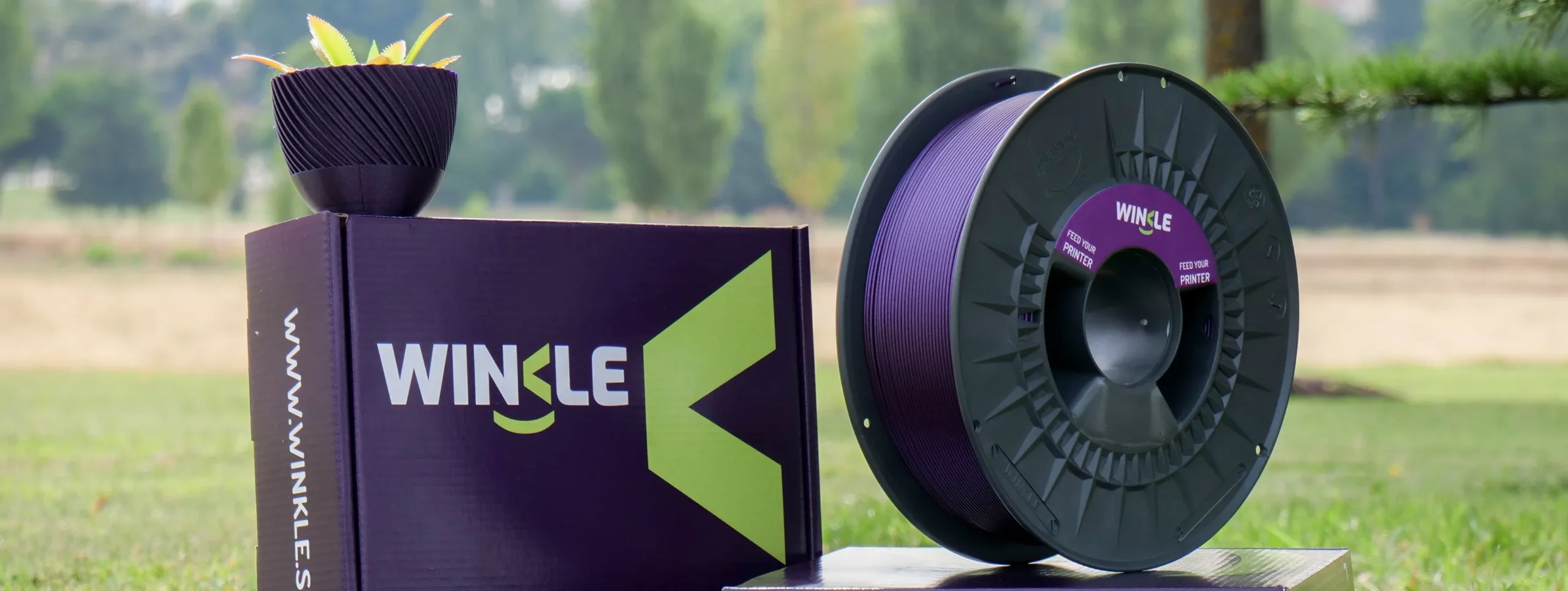 Neues PLA-Filament HD Glitter Purple