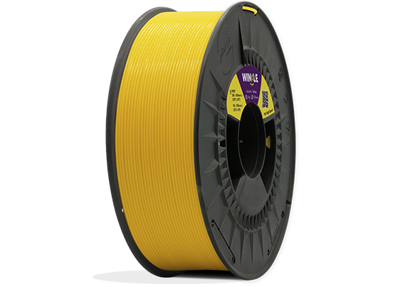 Bobina Filamento PLA High Speed (Alta Velocidad) Winkle 1,75mm Amarillo Canario 1kg