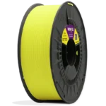 Bobina de Filamento PLA HD Fluorescente Winkle 1,75mm Amarillo Eléctrico 300g para impresión 3D