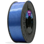 Spule von Filament PLA Silk (Seide) Winkle 1,75mm Stahlblau 1kg für den 3D-Druck