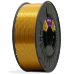 Spule von Filament PLA Silk (Seide) Winkle 1,75mm König Gold 300g für den 3D-Druck