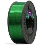 Bobina de Filamento PLA Silk (Seda) Winkle 1,75mm Verde Irlandés 300g para impresión 3D