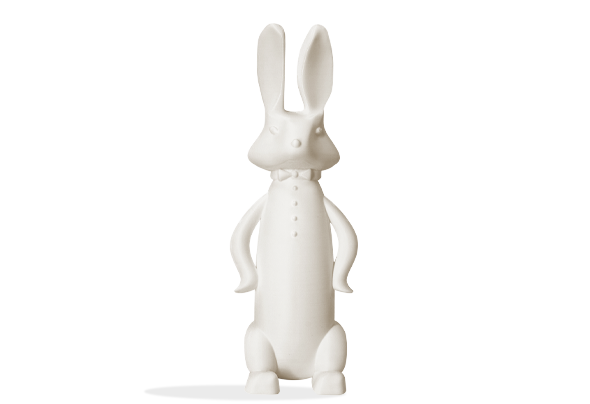 3D-gedruckte Figur mit Filament PETG Winkle 2,85mm Eisweiß  1kg