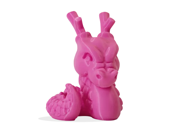 Figura impresa en 3D con Filamento PLA HD Fluorescente Winkle 1,75mm Rosa Eléctrico 1kg