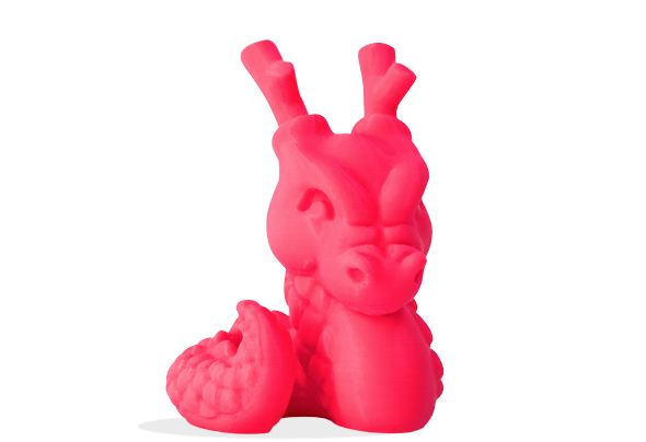 3D-gedruckte Figur mit Filament PLA HD Fluoreszent Winkle 1,75mm Elektrisch Rosa 300g