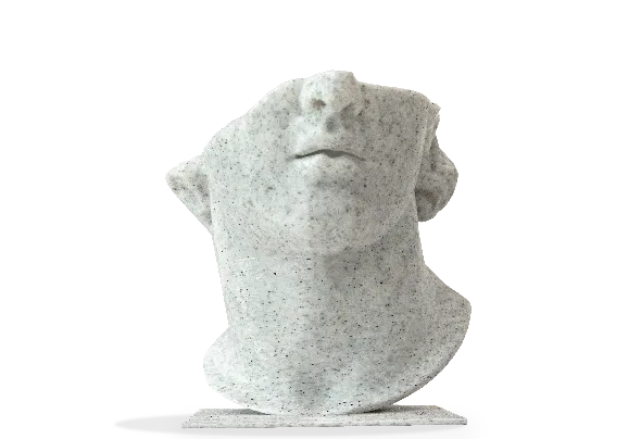 Figura impresa en 3D con Filamento PLA HD Texture (Texturizado) Winkle 1,75mm Mármol 300g