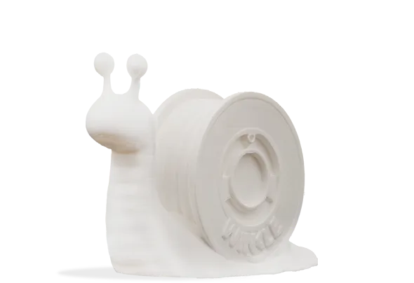 Figura impresa en 3D con Filamento PLA HD Winkle 1,75mm Blanco Glaciar 1kg