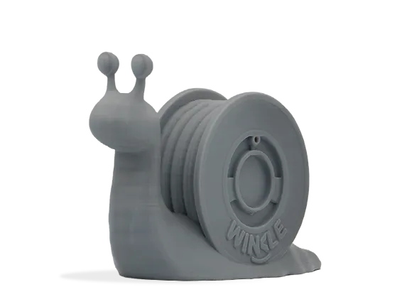 Figura impresa en 3D con Filamento PLA HD Winkle 1,75mm Gris Ceniza 1kg