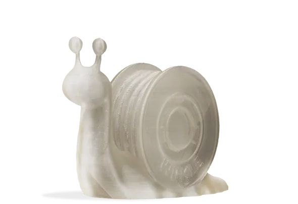 Figura impresa en 3D con Filamento PLA HD Winkle 1,75mm Transparente 300g