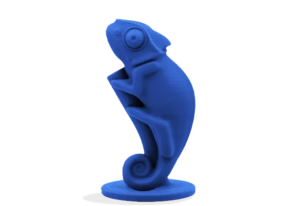 Figura impresa en 3D con Filamento PLA Mate Winkle 1,75mm Azul Cobalto 1kg