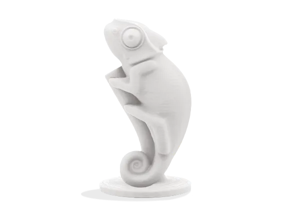 Figura impresa en 3D con Filamento PLA Mate Winkle 1,75mm Blanco Nata 1kg