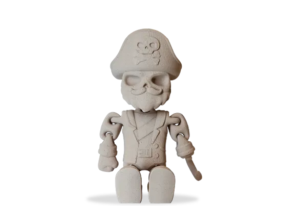 3D-gedruckte Figur mit Filament PLA Wood (Holz) Winkle 1,75mm Ahorn 300g