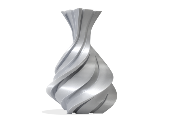 Figura impresa en 3D con Filamento PLA Silk (Seda) Winkle 1,75mm Oro Blanco 1kg