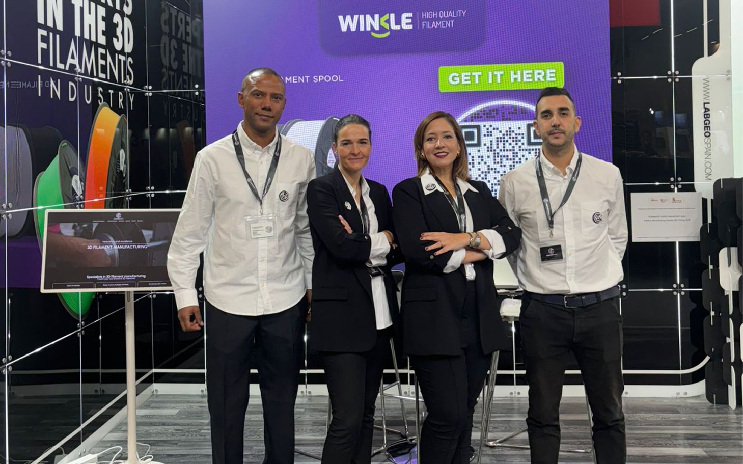 Equipo de Winkle en Formnext 2024